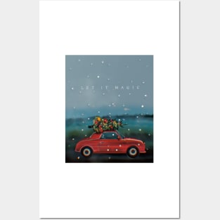 Christmas Shopping Posters and Art